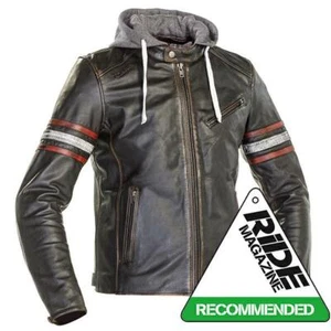 Richa Toulon 2 Leather Jacket Motorbike Motorcycle Hooded Mens BRAND NEW - Picture 1 of 2