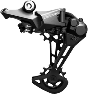 Desviador trasero Shimano Deore RD-M5100 sombra + SGS jaula larga 11 velocidades en negro - Imagen 1 de 3