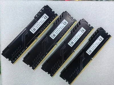 Kingston HP 4 x 8GB DDR4 3733MHz Desktop DIMM RAM Kit PC4-29800 XMP4-3733 288pin - Image 1 of 2