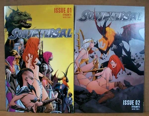 Sonjaversal (Sonja Roja) #1 y #2 ~ Cubiertas Variantes Jai Lee ~ Casi Nuevo - Imagen 1 de 9