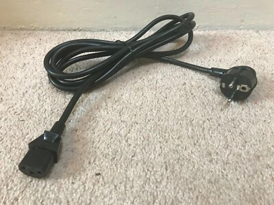 2.8M / 9 FT KETTLE C13 IEC MAINS EURO SCHUKO POWER LEAD CABLE CORD PC PRINTER - Image 1 of 4