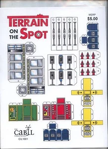 Terrain on the Spot Modern Vehicles and terrain MINT Printed 3D Paper The Cabil - Picture 1 of 1