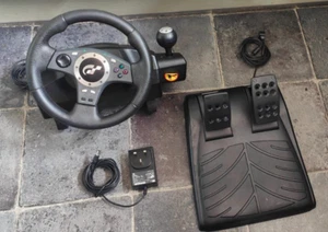 Logitech Driving Force Pro Force Feedback Rueda y Pedal PlayStation PS3 Racing - Imagen 1 de 22