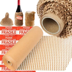 Honeycomb Packing Paper, 15" x200' Bubble Cushioning Wrap for Moving Shipping... - Picture 1 of 7