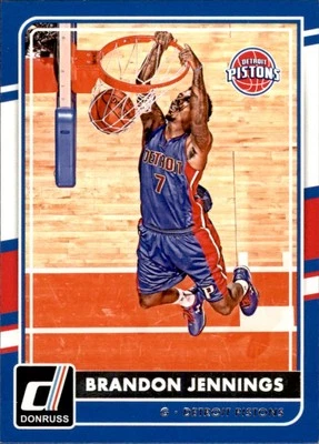 2015-16 Donruss #26 Brandon Jennings - Imagem 1 de 2