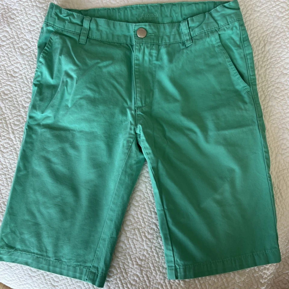 Jacadi 绿色棉质男孩短裤,尺寸 12Y / 152 厘米  — 第 1/4 张图片