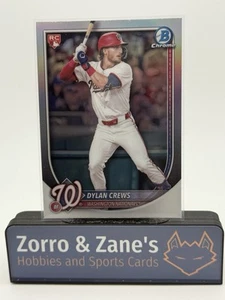 Dylan Crews 2025 Bowman RC #42 - Red Rookie Redemption Refractor SP - Picture 1 of 2