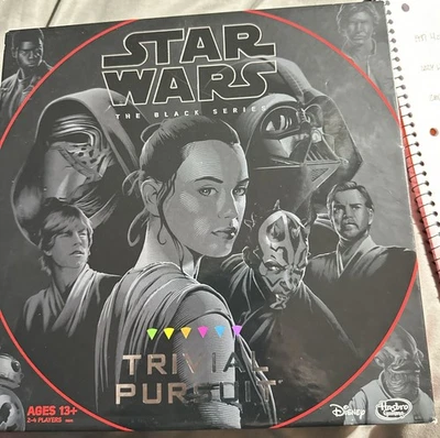 Star Wars The Black Series Trivial Pursuit Hasbro Disney 2016 completo usado en excelente estado Foto 1 de 4