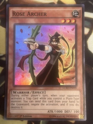 Yugioh: Rose Archer - LC5D-EN098 - Super Rare - 1st Edition - NM - Image 1 of 2