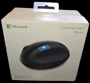Original Microsoft Sculpt Ergonomic Mouse READ (L6V-00001) No Dongle Pre-Owned - Picture 1 of 4