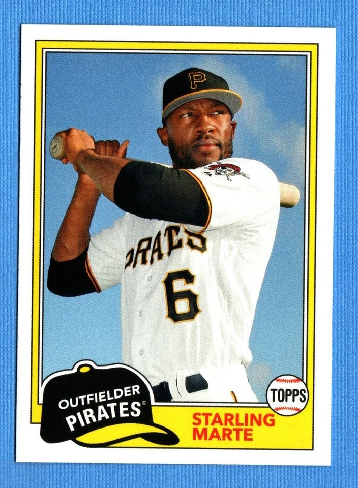 2018 Topps Archives #208 Starling Marte Pittsburgh Pirates - Image 1 of 1