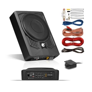 P8AWK Low Profile 8 Inch Under Seat Powered Car Subwoofer - 800 High Output, ... - Picture 1 of 5