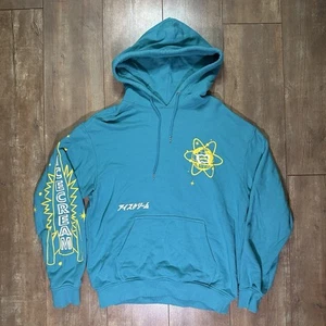 Billionaire Boys Club Ice Cream Cones Hoodie Teal Blue Yellow L - Picture 1 of 6
