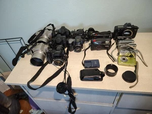 Lot of 15 Digital Cameras  Canon, Sony,  Olympus, and HP tested - Picture 1 of 18