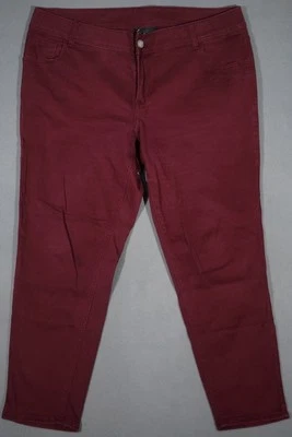 WL11423 JEANS MUJER MUY COOL ELEGANTES ***LANE BRYANT*** AJUSTADOS talla 20 ROJOS Foto 1 de 4
