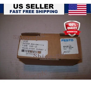 US FREE TAX New FESTO MS4-EM1-1/4 541258 START VALVE P1418A - Picture 1 of 6