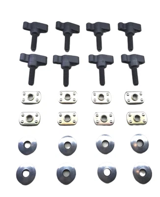 Universal Easy On Off Hard Top Fastener Nuts Bolts FITS Jeep Wrangler YJ TJ JK - Image 1 of 2