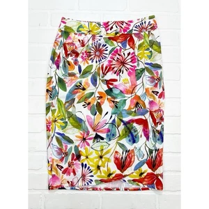 Ripskirt Hawaii Blumen Wickelrock mit Taschen bunt Größe XS - Bild 1 von 6