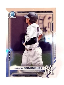 2021 Bowman - Chrome Prospects Jasson Dominguez #BCP-13 New York Yankees - Bild 1 von 2