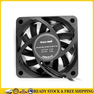 Silent Fan for Computer Cases Chassis Cooling Fan Hydraulic Bearing (6cm) ~ - Afbeelding 1 van 7