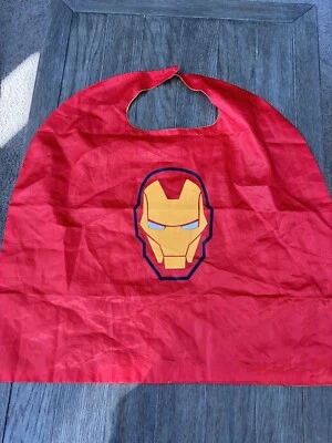 Красный детский плащ Ironman - Изображение 1 из 4