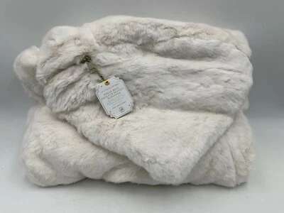Pottery Barn Polar Bear Faux Fur Bean Bag Chair Large Slipcover ONLY Ivory 9968E - Image 1 of 4