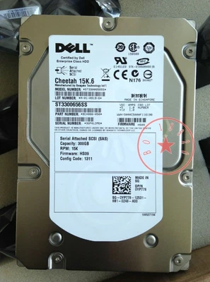 Dell 300GB15K ST3300656SS Internal 15000RPM 3.5 YP778 15K.6 U320 SCSI HARD DRIVE - Image 1 of 2