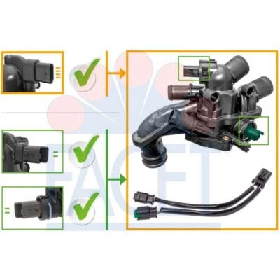 Termostato de refrigerante de motor para Mini Cooper S Turbo 2007-2008 1,6 L L4 GAS DOHC Foto 1 de 4