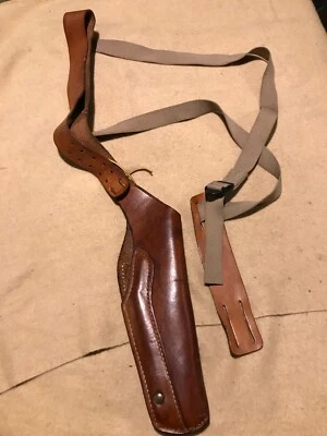 Hunter Holster Co. Funda de hombro derecha para revólver de marco mediano Colt de 5-6,5" S&W Foto 1 de 4