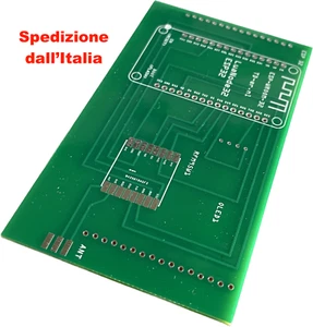 Basetta (PCB) per ESP32, RFM95 e Antenna per prototipi LoRa TTN - Foto 1 di 2