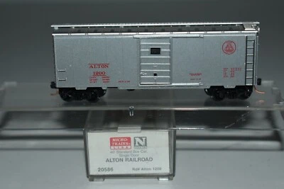 N Scale MTL 20586 Alton Railroad 40' Single Door Boxcar 1200 C18990 - Image 1 of 2