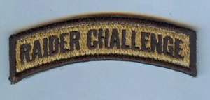 ARMY ROTC RAIDER CHALLENGE SHOULDER TAB - ACU SUBDUED (BLACK BORDER) - NARROW - Picture 1 of 1