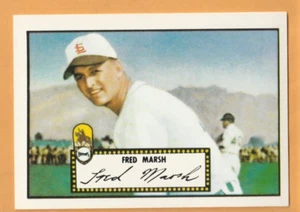 Fred Marsh St. Louis Browns 1983 Topps 1952 reimpresión #8 - Imagen 1 de 2