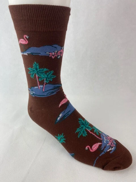 Calcetines Sock It To Me Paradise Found Flamingo Island para hombre  Foto 1 de 1