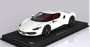 1/18 BBR Ferrari 296 GTB Bianco White Resin Car Model Limited P18210D - Picture 1 of 1