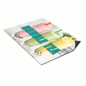 Car Magnet Set of 2 Bubble Tea Outdoor Advertising Printing B Industrial Sign - Imagen 1 de 7