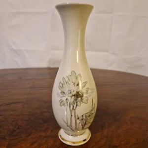 Bareuther Bavaria Vase Elfenbein Goldrand H 21,5cm Porzellan - Bild 1 von 5