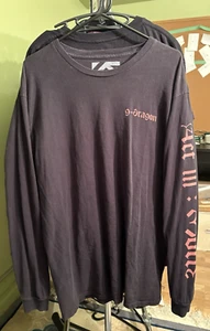 G-DRAGON Official World Tour Merch Long Sleeve T-Shirt Size L Big Bang K Pop - Picture 1 of 5