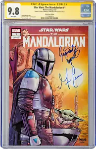 Star Wars The Mandalorian #1 GalaxyCon variante CGC SS 9.8 firmado Carano Esposito - Imagen 1 de 2
