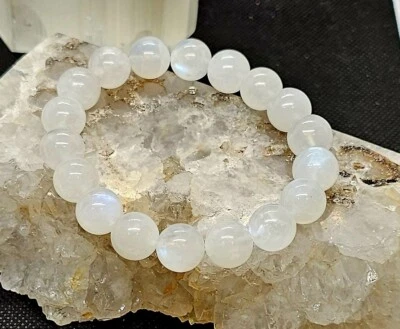 Natural Moonstone Crystal Bracelet 12mm - Image 1 of 4