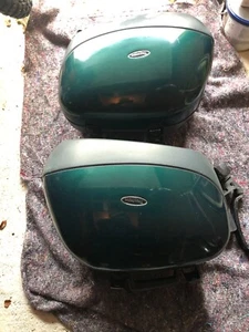 Triumph trophy panniers Green - Picture 1 of 11