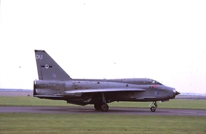 Original colour slide Lightning T.5 XV328/DU of LTF Royal Air Force - Picture 1 of 1