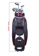 Eagole 14 Way Full Length Divider 9 Functional Pockets Super Lite Golf Cart Bag Black