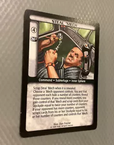 Battletech - CCG - STEAL MECH - Rare - Ungraded Limited - Foto 1 di 1