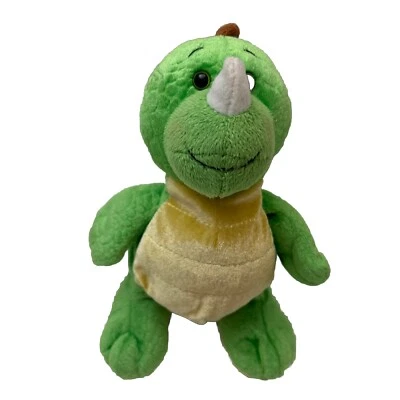 Key Lime Dino Dinosaur Green HM185 Webkinz Ganz Plush 9" Toy Lovey No Code - Image 1 of 4