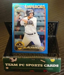 2024 Topps Pro Debut Ignacio Alvarez /150 Atlanta Braves #PDC-186 Blue Refractor - Bild 1 von 2