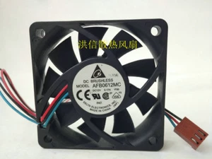 1PCS  Delta AFB0612MC DC12V 0.17A 60*15MM 6015 CPU Cooling Fan 3pin - Picture 1 of 3