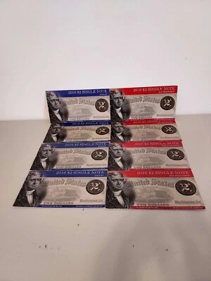 2016 $2 Single Note Set (4 ea) - Image 1 of 2
