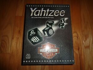 Yahtzee Harley-Davidson Motorcycles Dice Game 2003 Hasbro - Complete