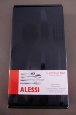 6 x Alessi Nuovo Milano Design Ettore Sottsass 1987 / Besteck 4-teilig / neu - Bild 1 von 4